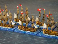 nelson  (1 of 5)  1/1200th Langton miniatures. Beautiful models but a nightmare to assemble. All brass sails and ratlines